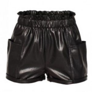 Wilfred Free vegan leather shorts. US S.